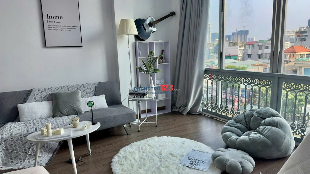 Phòng Cửa Sổ lớn Cực Thoáng - Full Nội Thất ngay Nguyễn Gia Trí gần ngã tư Hàng Xanh