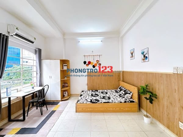 Cho thuê phòng cửa sổ thoáng Nơ Trang Long, gần Đh Văn Lang, chợ Bà Chiểu, gần Q1, Phú Nhuận, Gò Vấp
