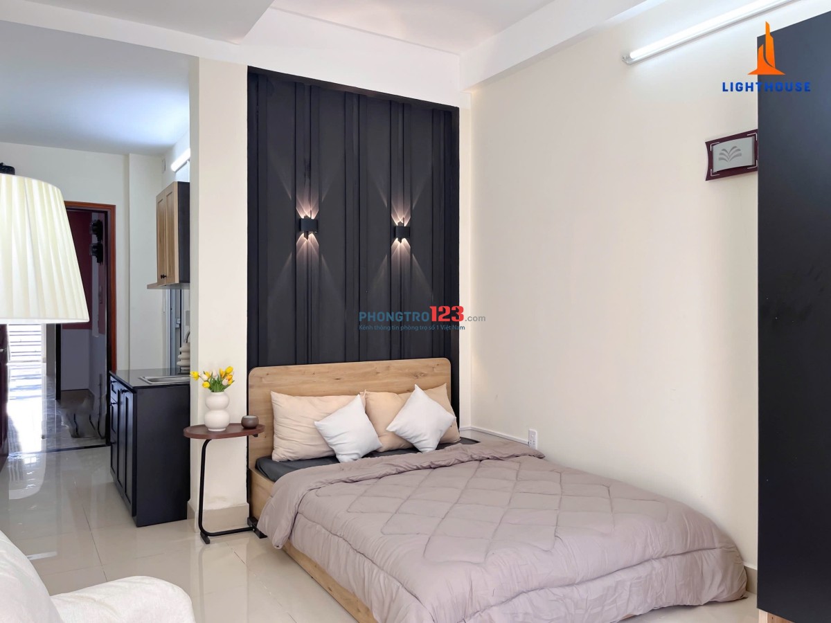 Cho thuê phòng 30m2 full nội thất, ban công thoáng ở Nguyễn Thái Sơn, Gò Vấp - gần trường IUH