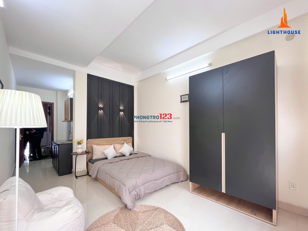 Cho thuê phòng 30m2 full nội thất, ban công thoáng ở Nguyễn Thái Sơn, Gò Vấp - gần trường IUH