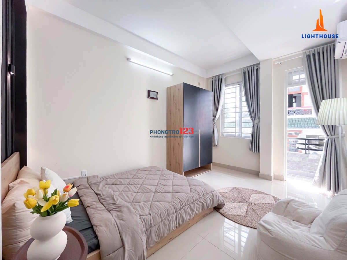 Cho thuê phòng 30m2 full nội thất, ban công thoáng ở Nguyễn Thái Sơn, Gò Vấp - gần trường IUH