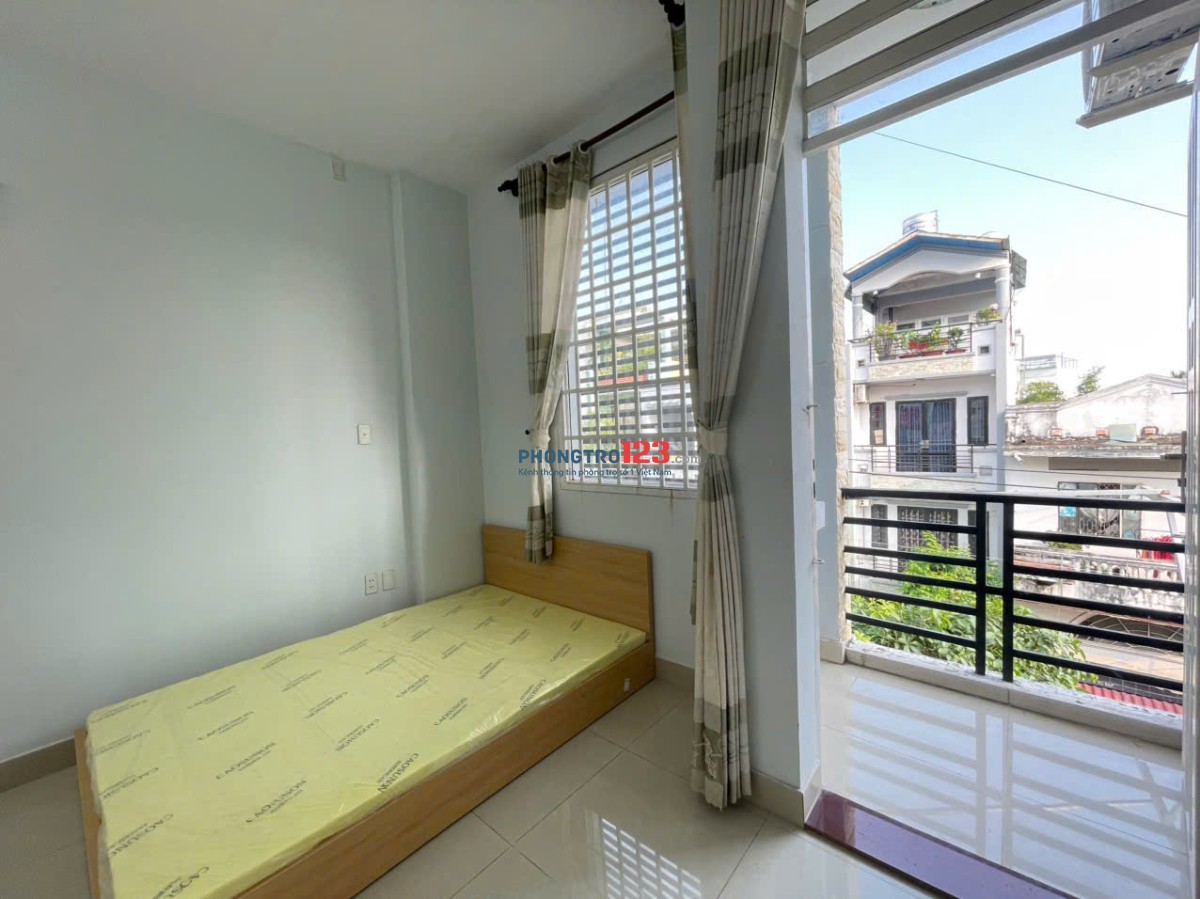 Cho thuê phòng cửa sổ thoáng Nơ Trang Long, gần Đh Văn Lang, chợ Bà Chiểu, gần Q1, Phú Nhuận, Gò Vấp