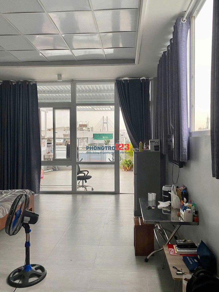 Tìm nữ ở ghép - 35 m² full nội thất, thang máy - Trần Trọng Cung, Q7