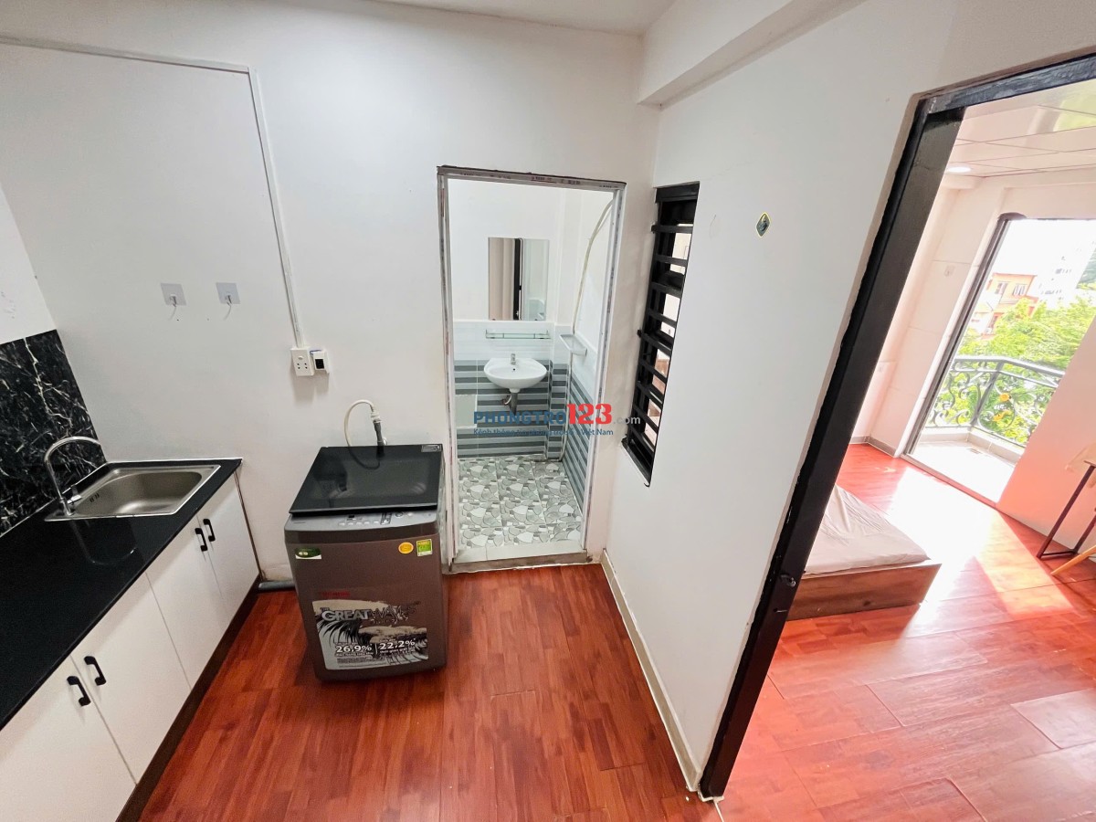 Căn Hộ Rộng 38m² – Full Nội Thất – Gần ĐH Văn Lang – Có Ban Công, Bếp Riêng, Máy Giặt – Chỉ từ 6tr