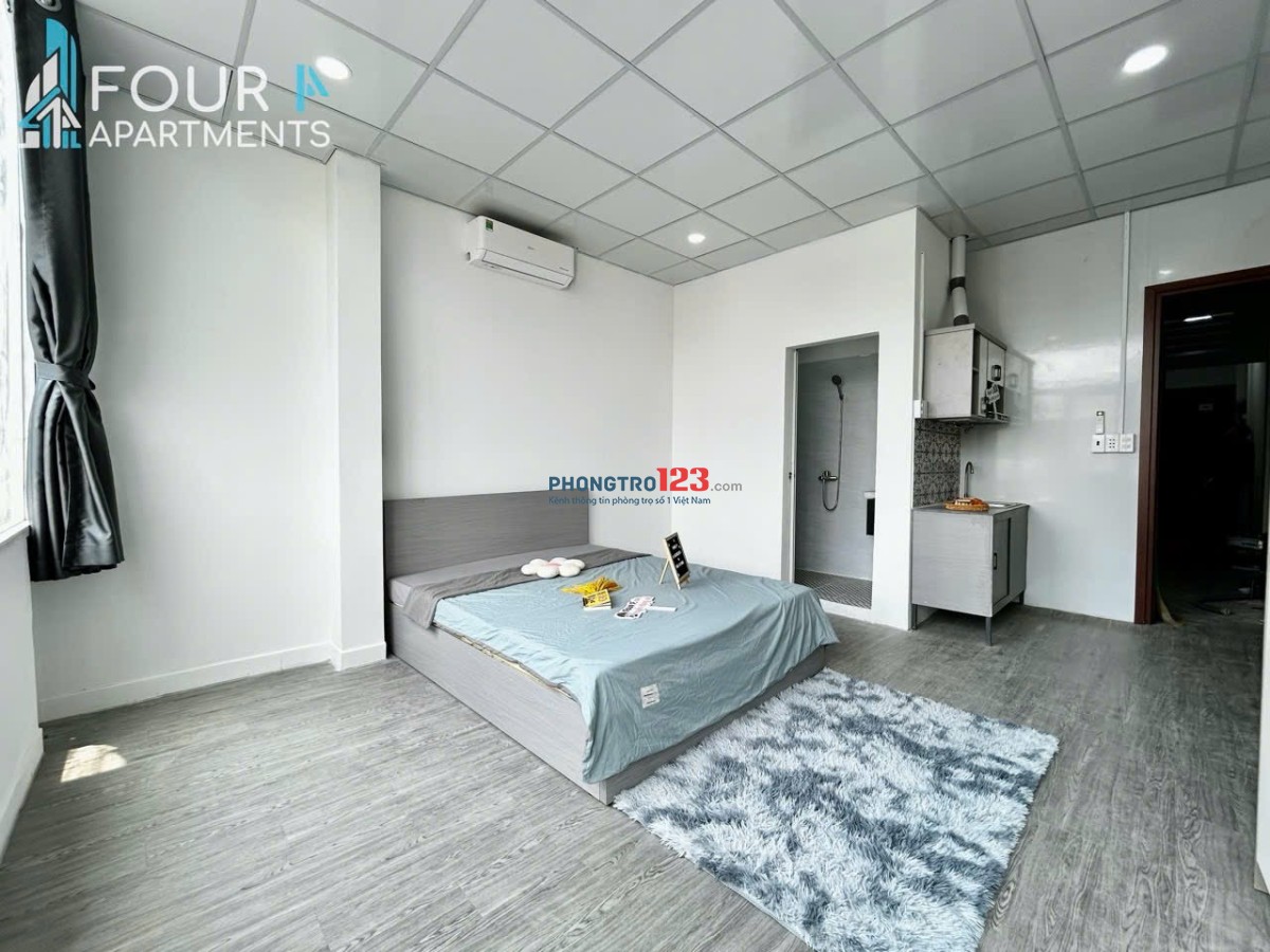 Khai Trương Phòng Full Nội Thất 30m2 Cửa Sổ Lớn Đường Đinh Bộ Lĩnh Gần ĐH Ngoại Thương Hutech GTVT