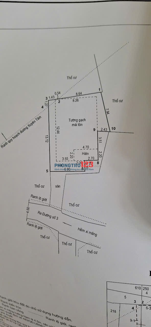 Nhà cho thuê nguyên căn - Liên hệ 0903302298