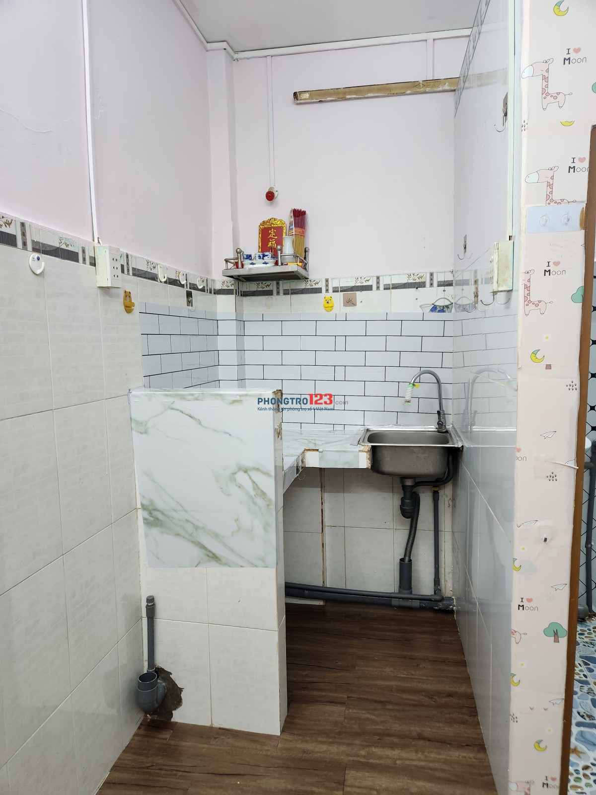 Nhà nguyên căn Tân Hòa Đông, P14, Q6. TPHCM. Giá: 3,95tr₫/tháng. LH. C.Thu :0918410614.