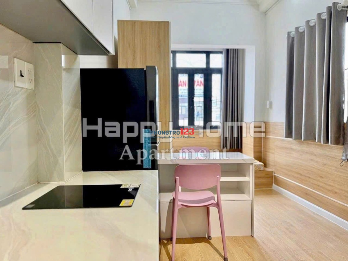 Cho Thuê Căn Hộ 1PN Xa Bếp, Cửa Sổ Thoáng Bạch Đằng Gần Ngã Tư Hàng Xanh
