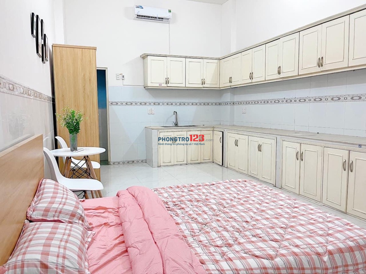 Cho thuê pn studio 35m2 mới TRỐNG 16/7. Nội thất đầy đủ, cửa vân tay