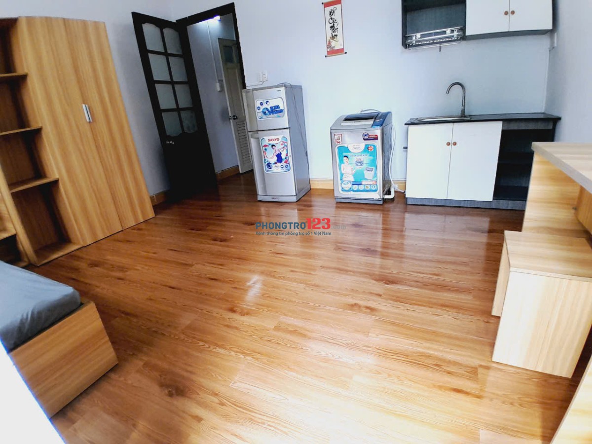 [ Giá thật]_Siêu phẩm Studio rộng 35-40m2 tách bếp, ban công, máy giặt riêng Bình Thạnh