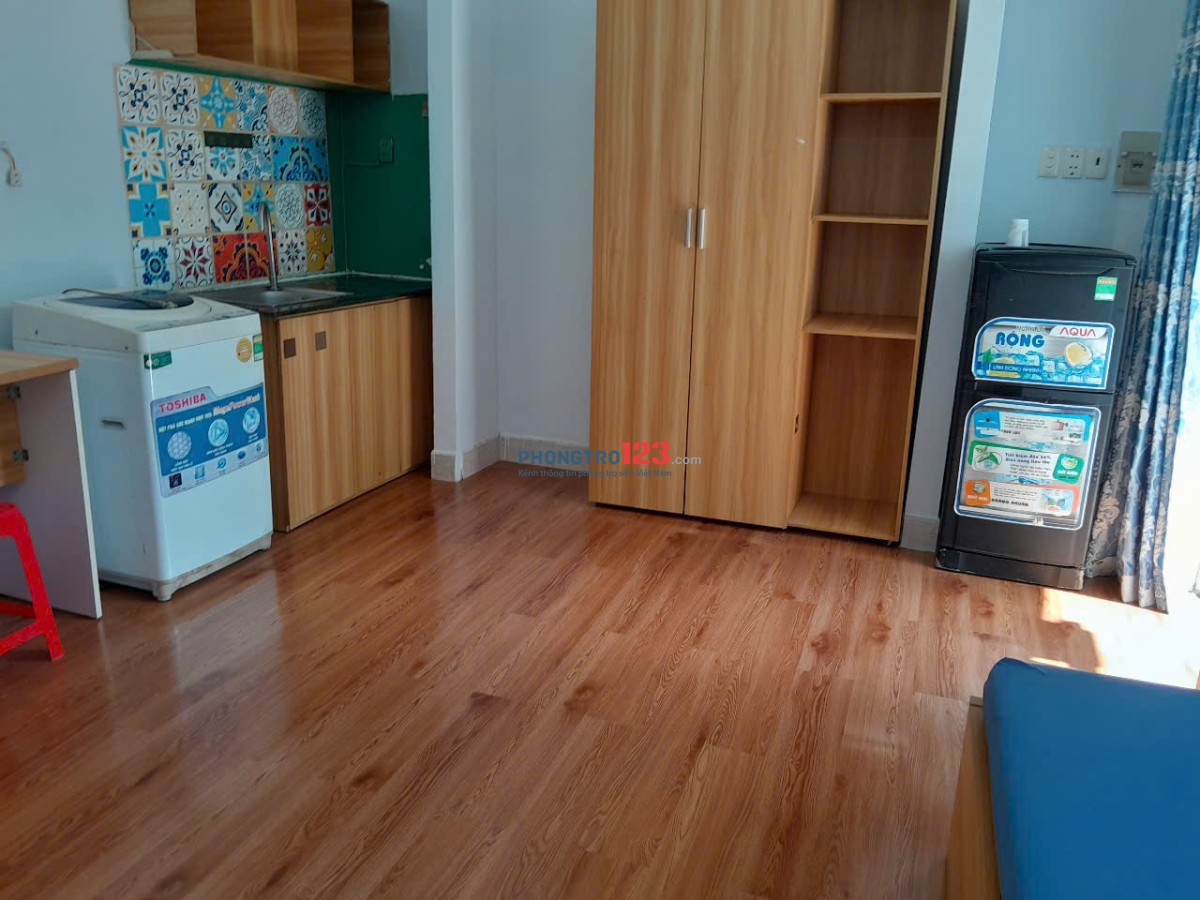 [ Giá thật]_Siêu phẩm Studio rộng 35-40m2 tách bếp, ban công, máy giặt riêng Bình Thạnh