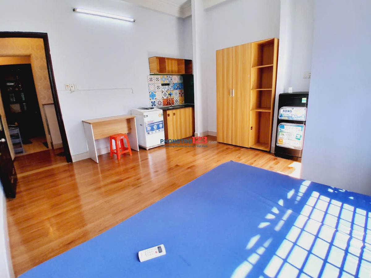 [ Giá thật]_Siêu phẩm Studio rộng 35-40m2 tách bếp, ban công, máy giặt riêng Bình Thạnh