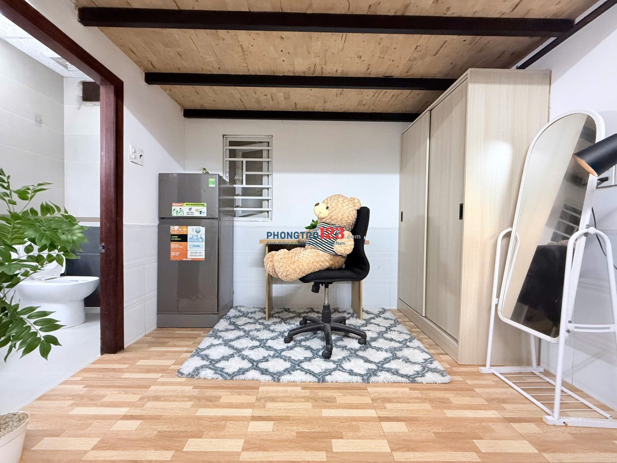 CHO THUÊ CĂN HỘ DUPLEX NỘI THẤT ĐẸP GẦN ĐẠI HỌC CÔNG THƯƠNG GIÁ CHỈ 4tr2