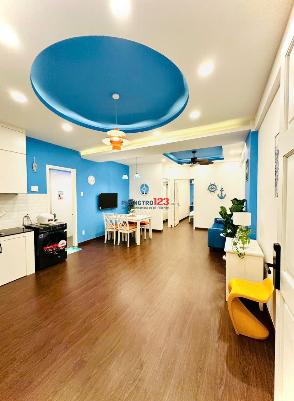Cho thuê căn hộ 2PN 2WC, Dt 85m2. Có nội thất, Gần Thảo Cầm Viên, Chợ Thị Nghè, Lê Duẩn