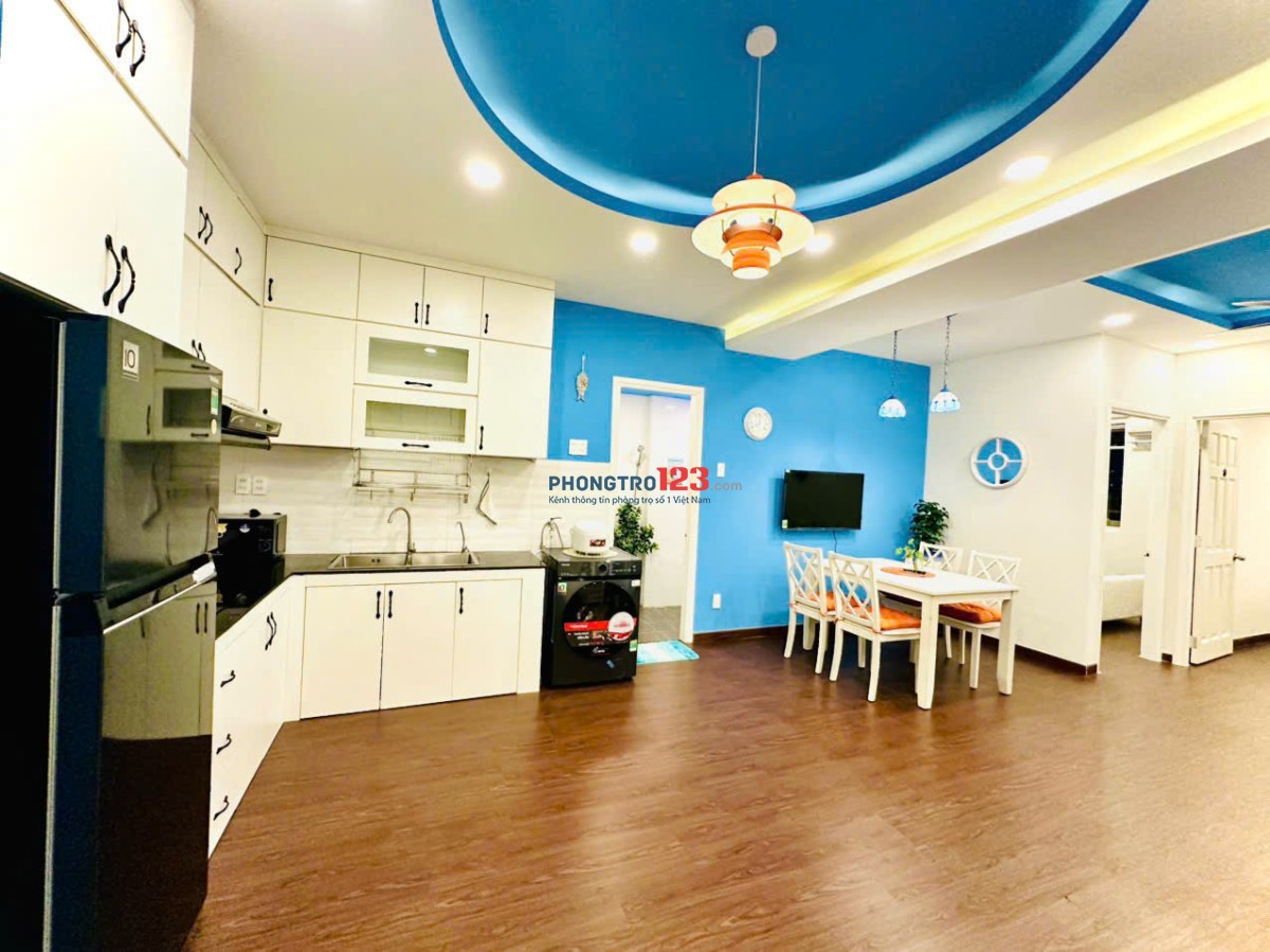 Cho thuê căn hộ 2PN 2WC, Dt 85m2. Có nội thất, Gần Thảo Cầm Viên, Chợ Thị Nghè, Lê Duẩn