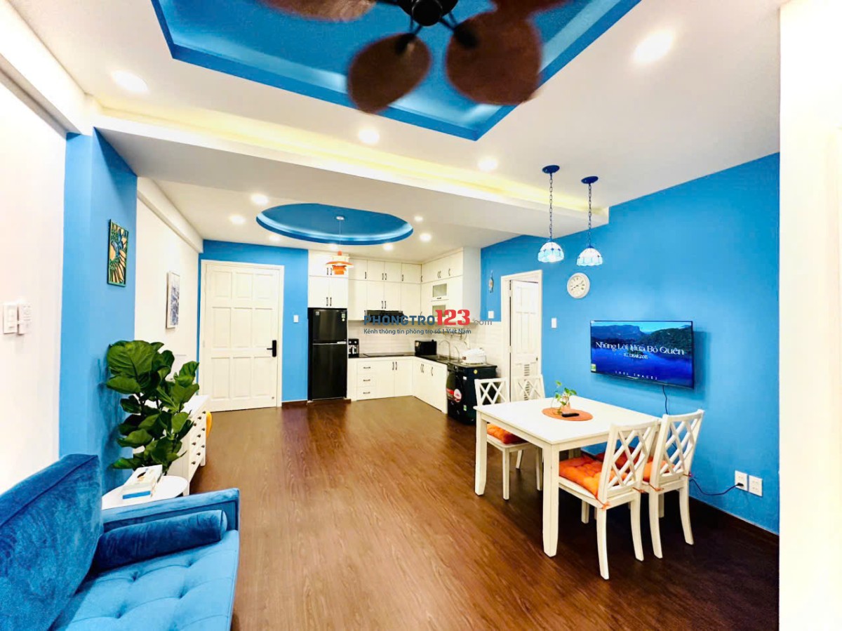 Cho thuê căn hộ 2PN 2WC, Dt 85m2. Có nội thất, Gần Thảo Cầm Viên, Chợ Thị Nghè, Lê Duẩn