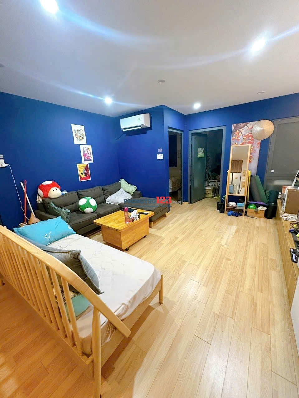 Cho thuê căn hộ 2PN 2WC, Dt 85m2. Có nội thất, Gần Thảo Cầm Viên, Chợ Thị Nghè, Lê Duẩn