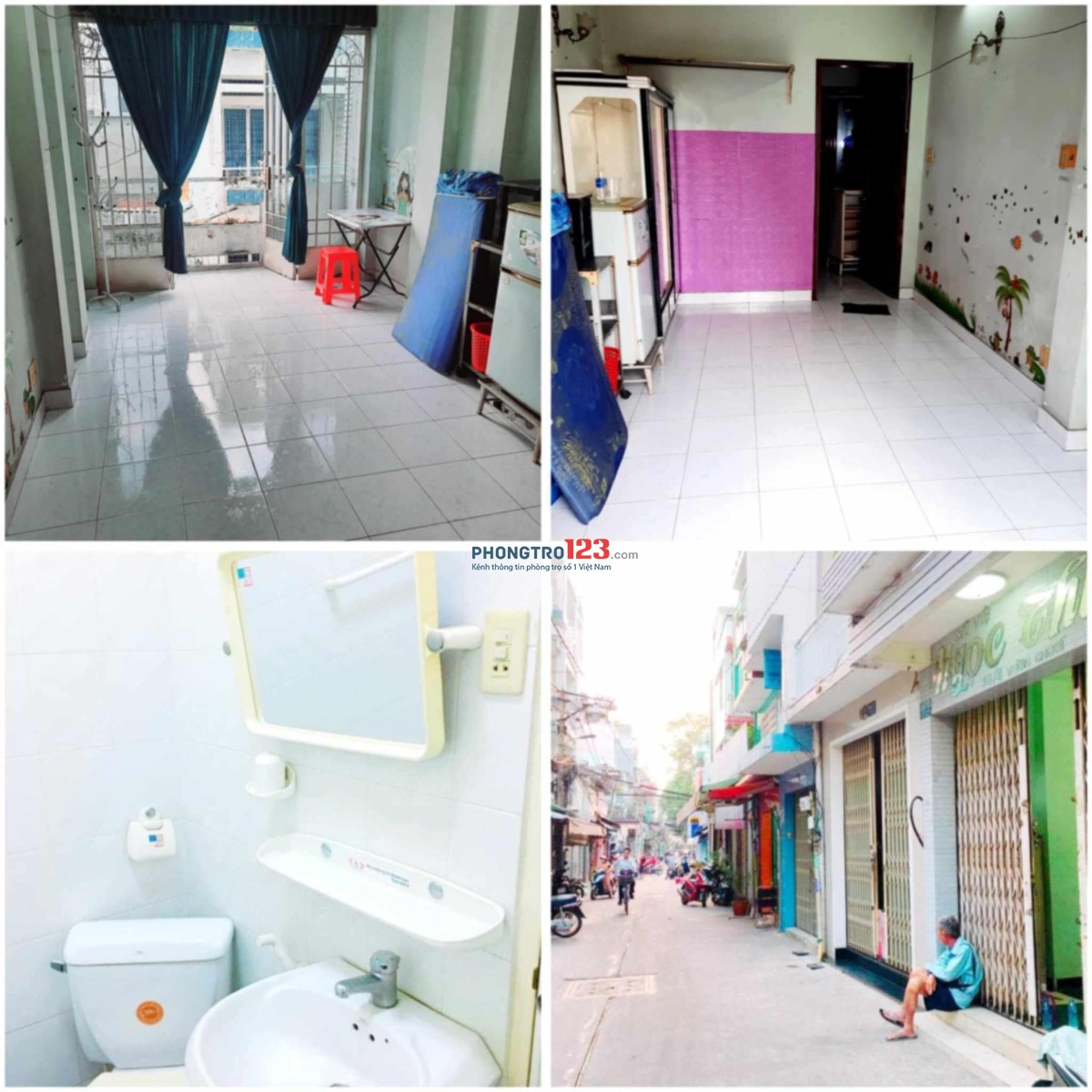 Cho Thuê Phòng Q3.fuff nội thất.cửa sổ ban công.3tr6