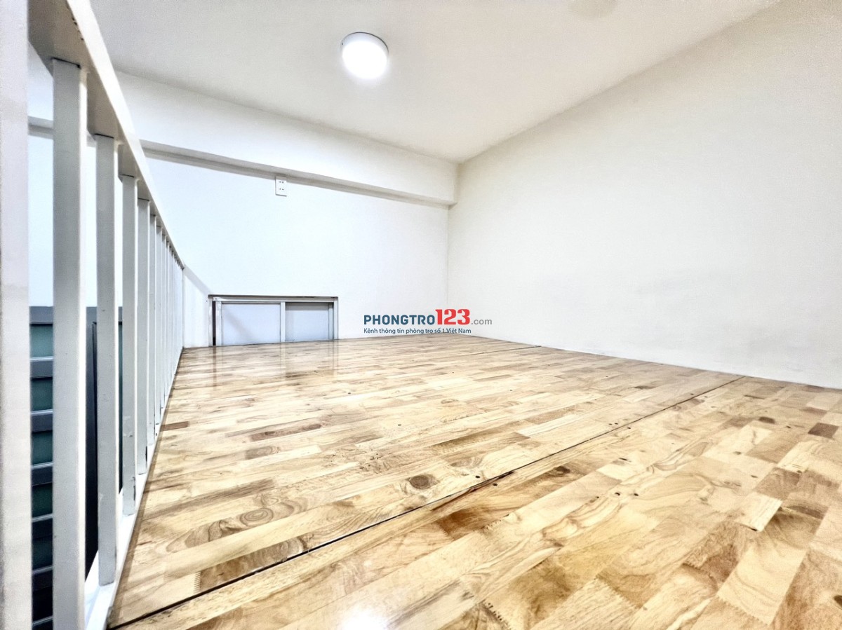 PHÒNG GÁC LỮNG 25m2 FULL NỘI THẤT KHUÔNG VIỆT TÂN PHÚ