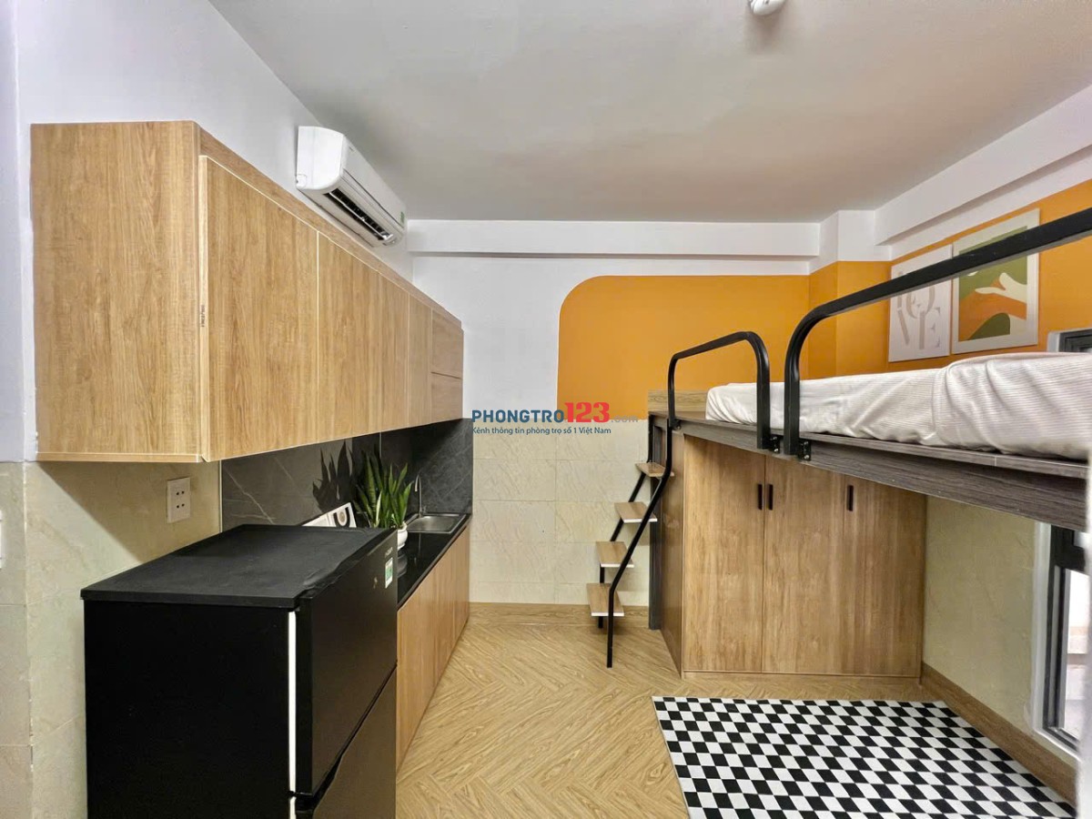 CHO THUÊ PHÒNG FULL NỘI THẤT CÓ GÁC - CỬA SỔ NGAY KHU SÂN BAY - CV GIA ĐỊNH TÂN BÌNH