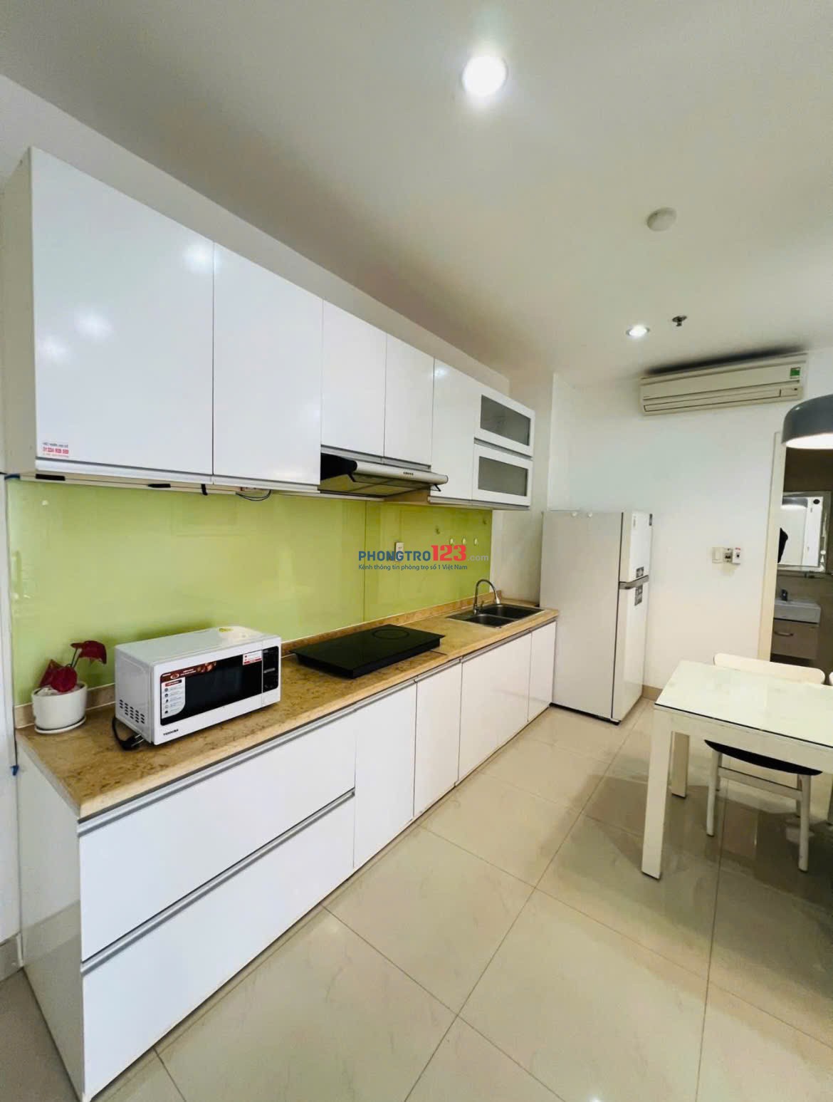 Chung cư Hà Đồ, Nguyễn Văn Công, GV: 2p ngủ, nhà mới, 12tr5/tháng