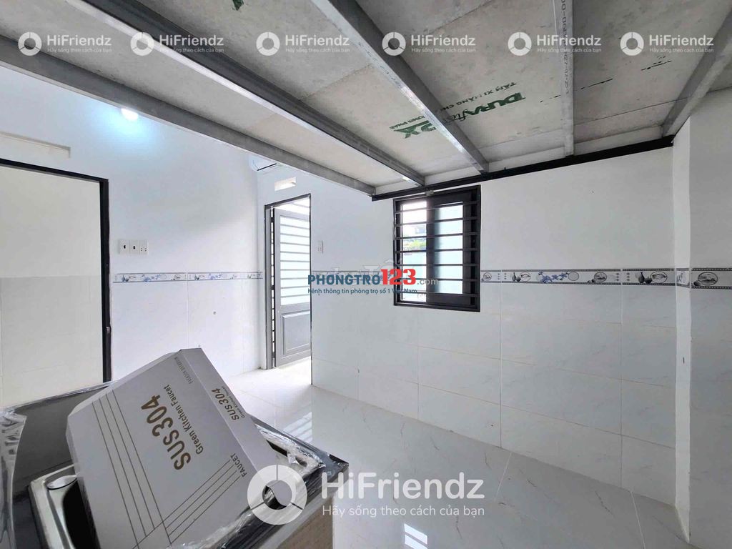 Cho Thuê phòng trọ gác có bancol _ Máy Lạnh _ Gần Tên Lửa Aeon Bình Tân _ Ở Được 3 người