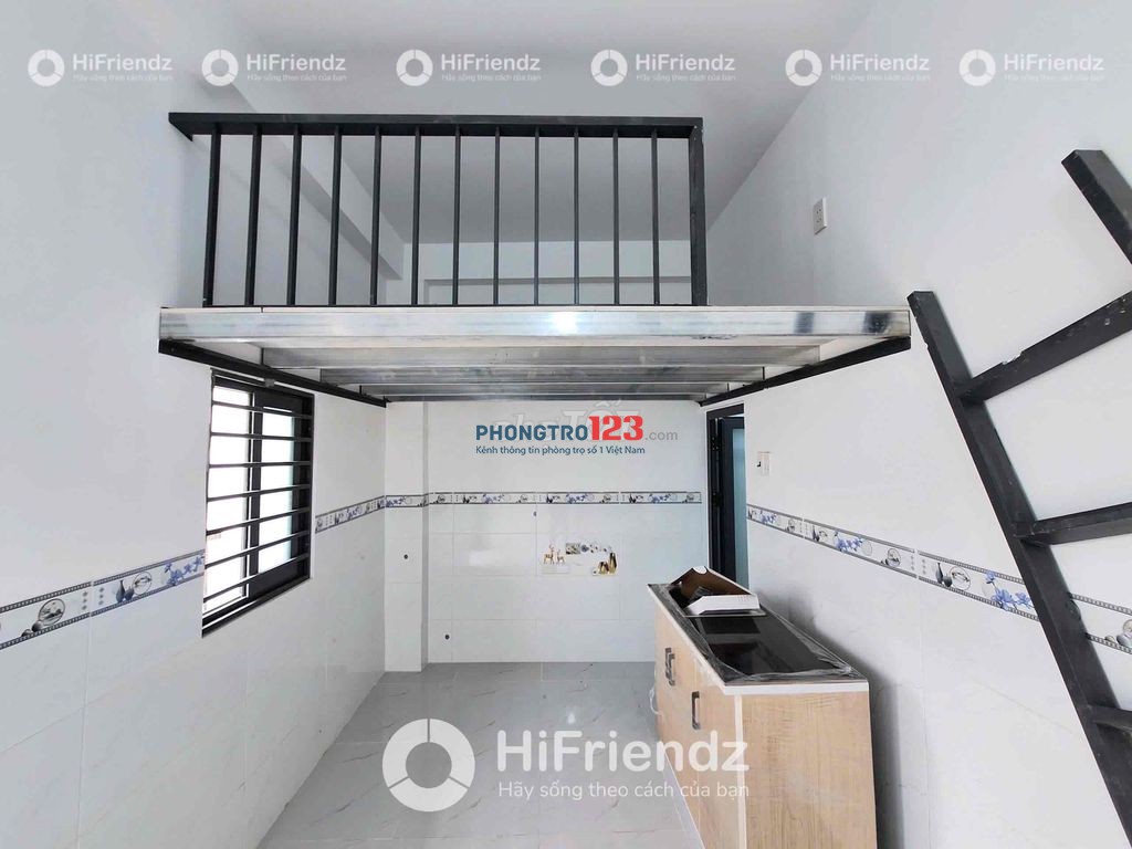 Cho Thuê phòng trọ gác có bancol _ Máy Lạnh _ Gần Tên Lửa Aeon Bình Tân _ Ở Được 3 người