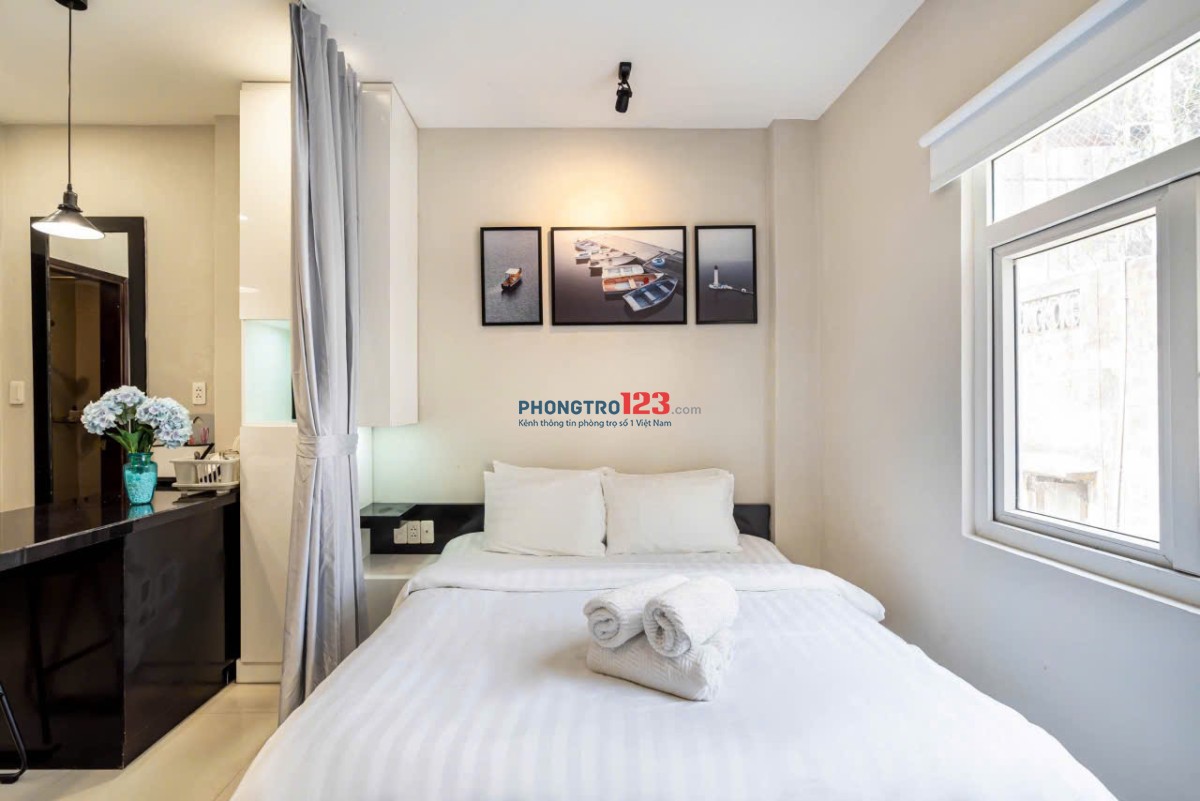 Cho thuê căn hộ cao cấp ngay trung tâm quận 1 40m2_Thang máy_Gần Chợ Bến Thành_Bùi Viện_CV 23/09