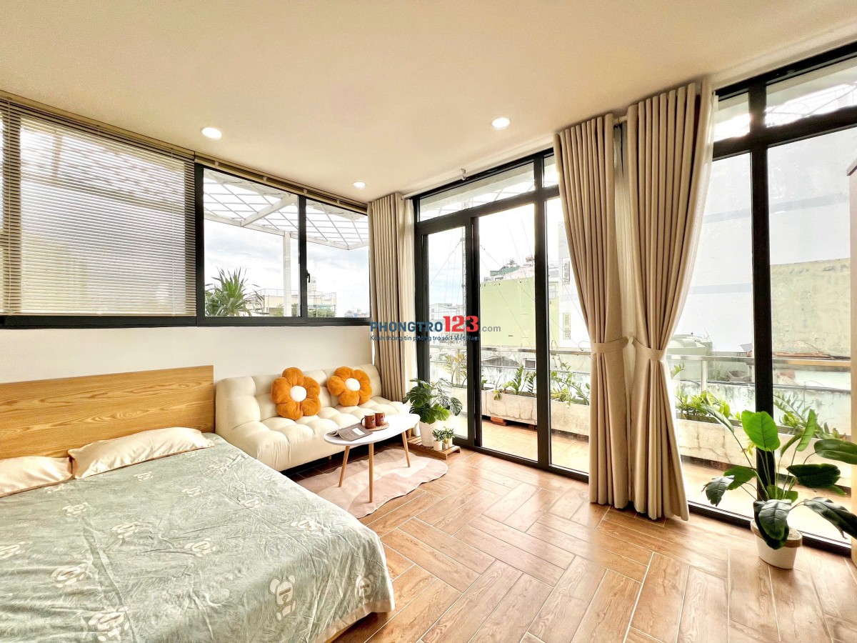 CHO THUÊ CĂN HỘ PENHOUSE BANCONG FULL NỘI THẤT NGAY CẦU TAN THUẬN TÂY QUẬN 7