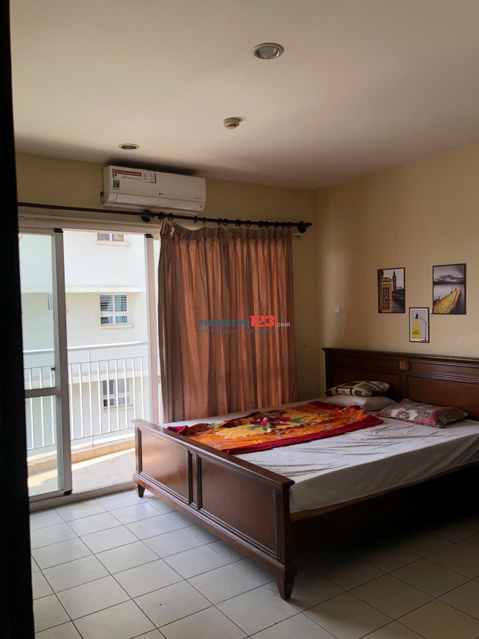 Cho thuê căn hộ An Phú Quận 6, Dt : 101 m2, 2PN, Giá : 8 tr/th, ( Có Nội Thất )