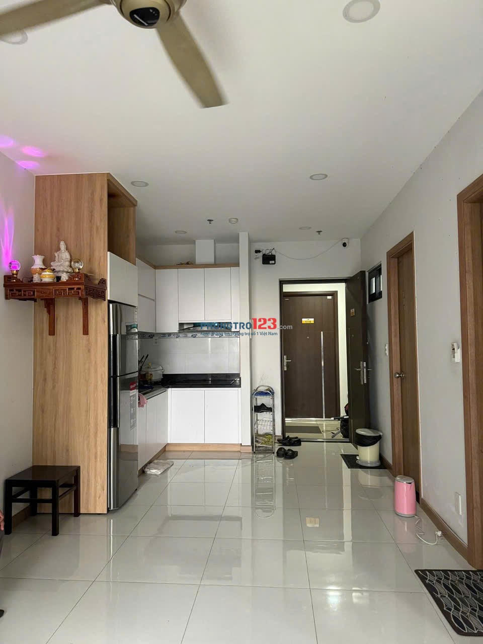 Chung cư Hà Đô, Nguyễn Văn Công, GV: 70m2, 2p ngủ, máy lạnh, 12tr
