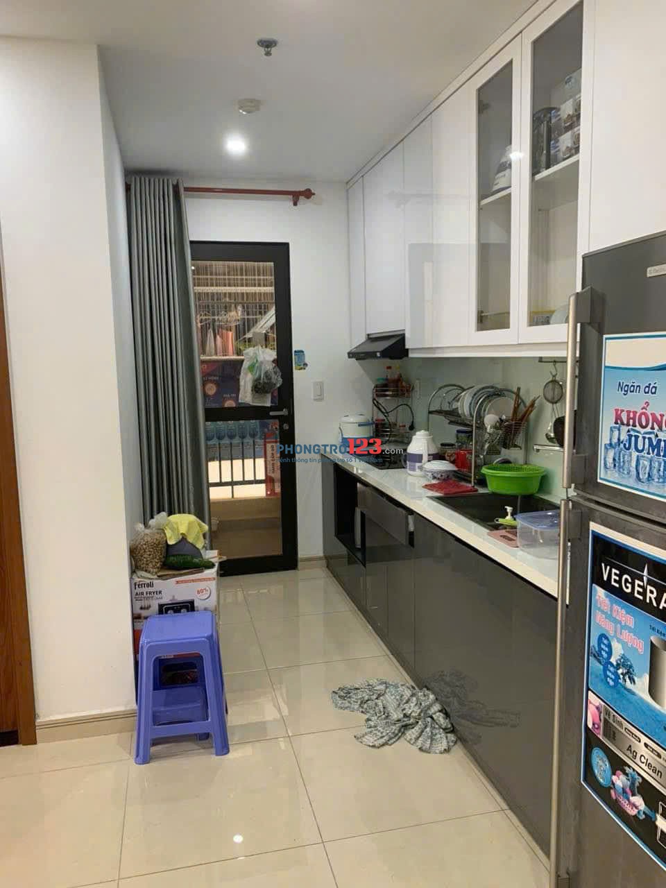 Chung cư Saigonres, Nguyễn Xí, BT: 3p ngủ, 2wc, 18tr5/th, 92m2