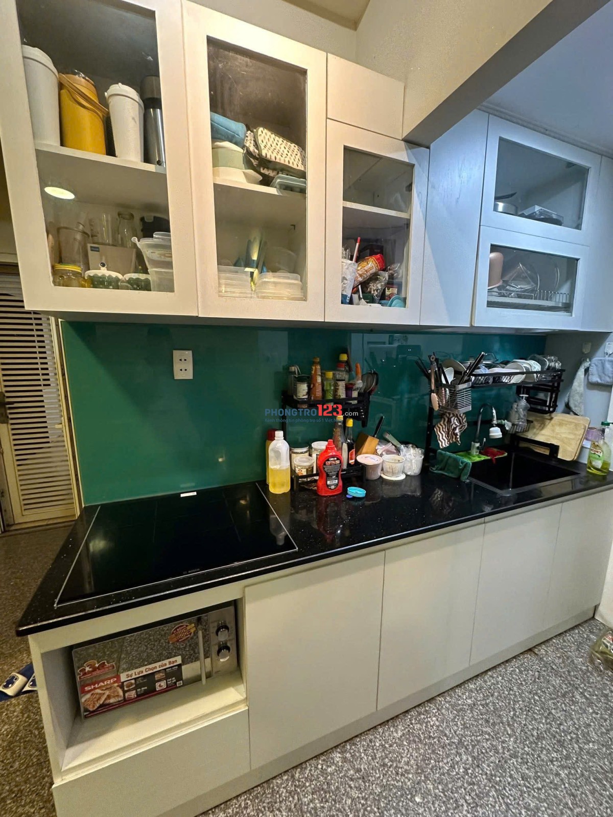 Chung cư Lữ Gia, P15, Quận 11,NT,2pn 2wc,75m2, giá 13tr/th.