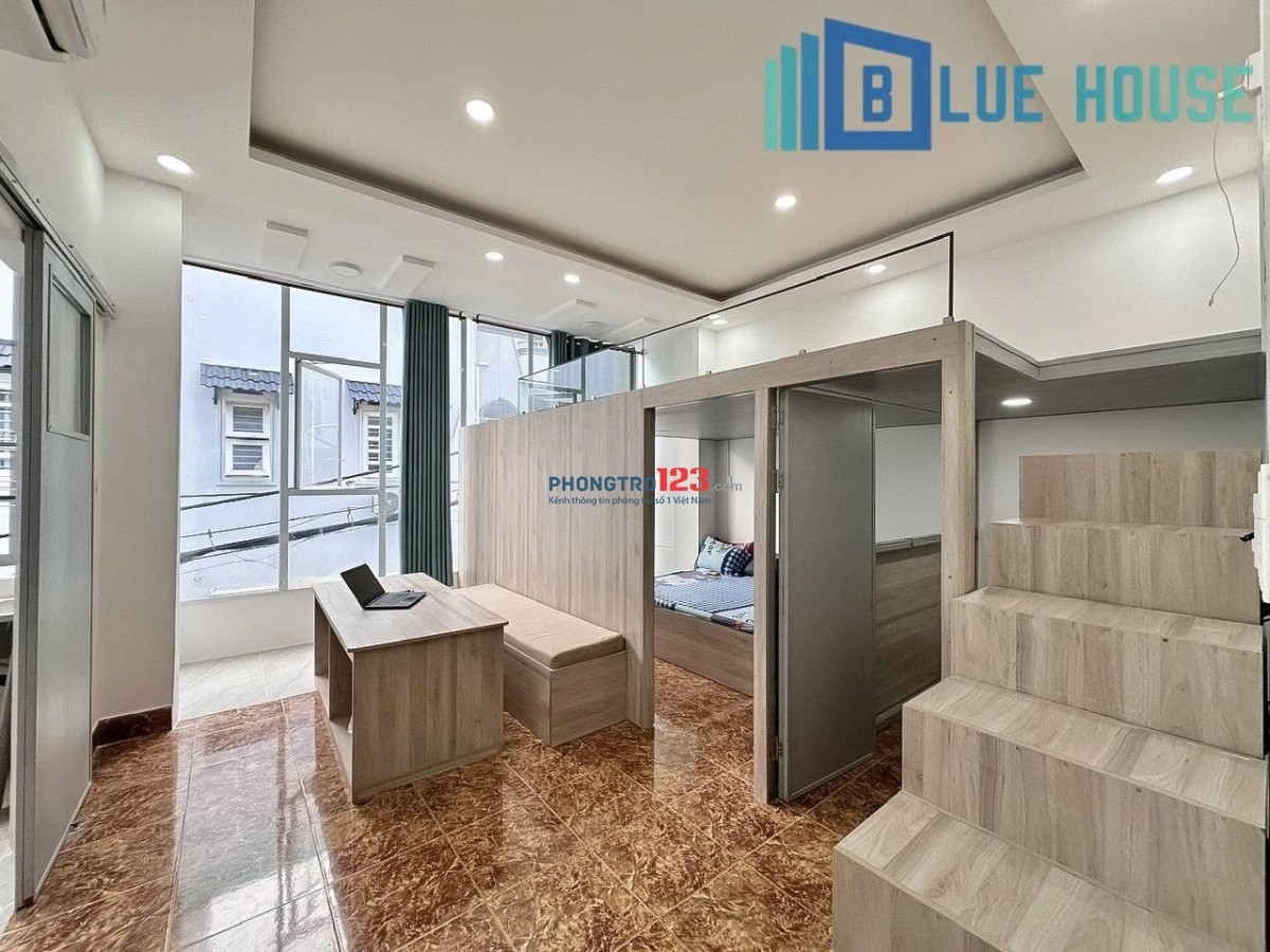 Căn hộ 2 khu vực ngủ. 1 pn, 1 gác rộng, 1p thay đồ. 4 nguoi 3 xe