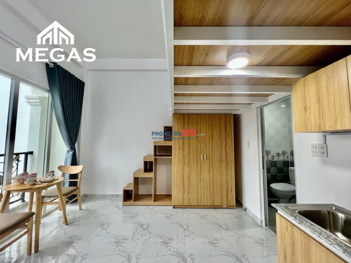 Cho thuê phòng trọ Duplex Ban Công Full Nội Thất Đường Quang Trung