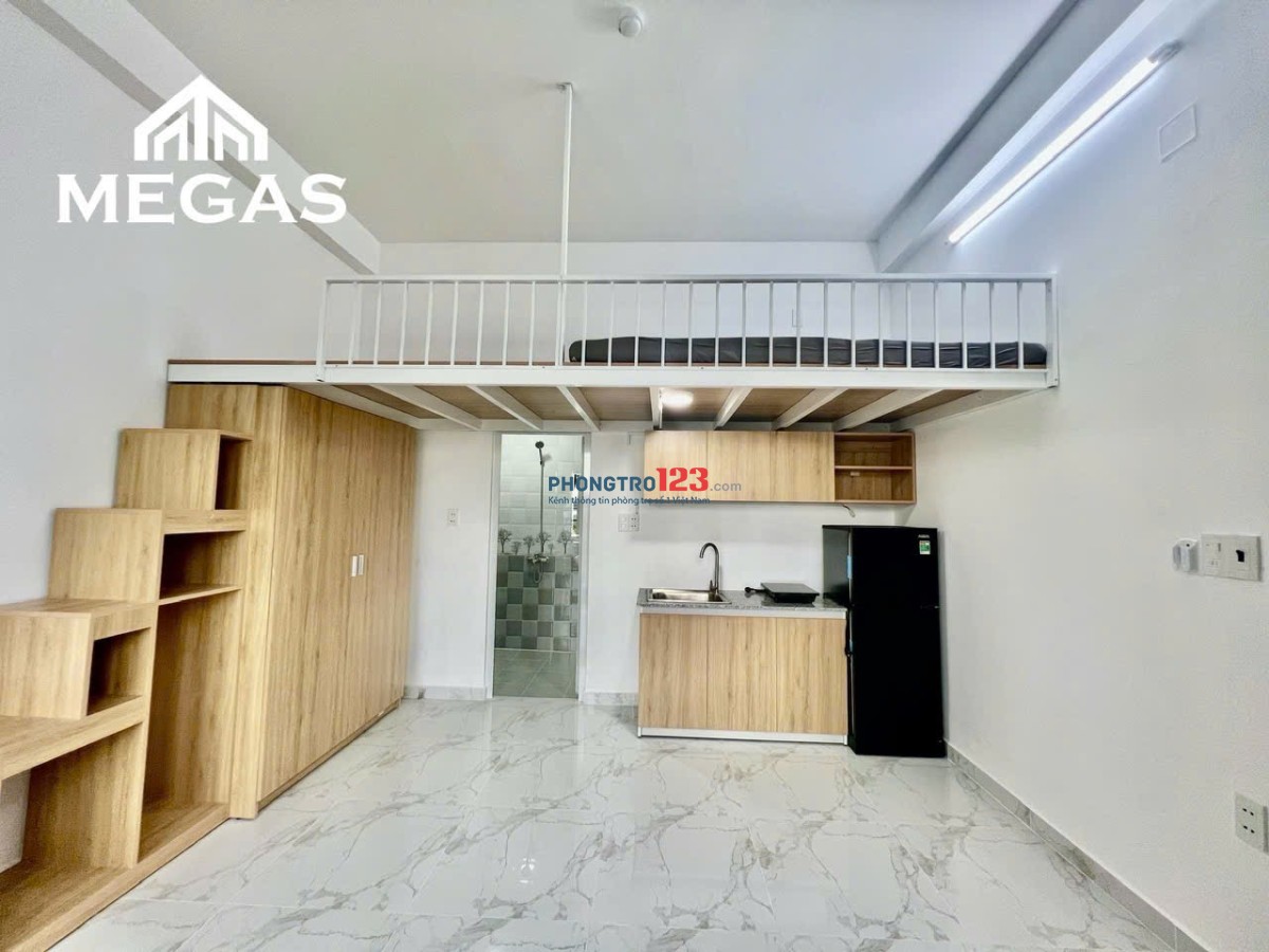 Cho thuê phòng trọ Duplex Ban Công Full Nội Thất Đường Quang Trung