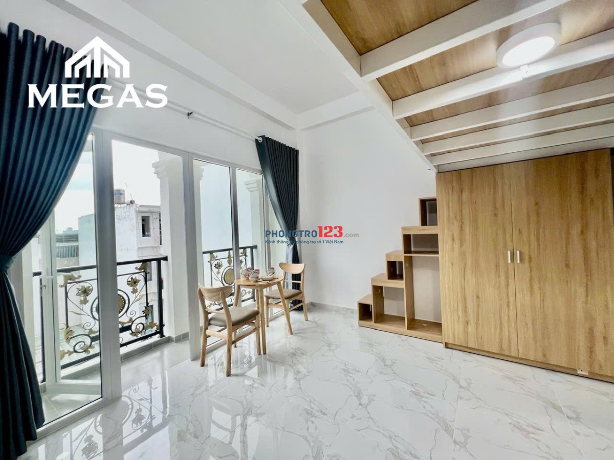 Cho thuê phòng trọ Duplex Ban Công Full Nội Thất Đường Quang Trung
