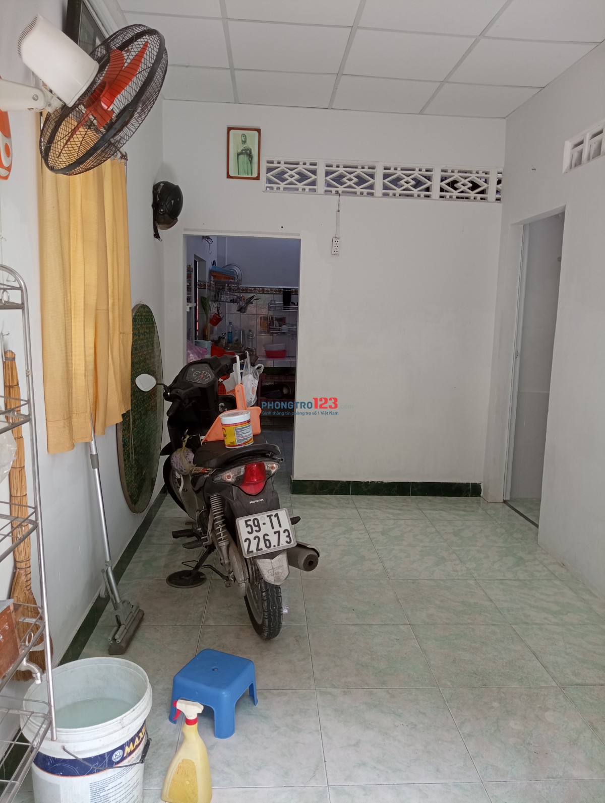 Nhà cho thuê nguyên căn Để ở. Số 92/68/25 XVNT, Phường 21 Bình Thạnh - 5 phút Honda tới UBND TP.HCM