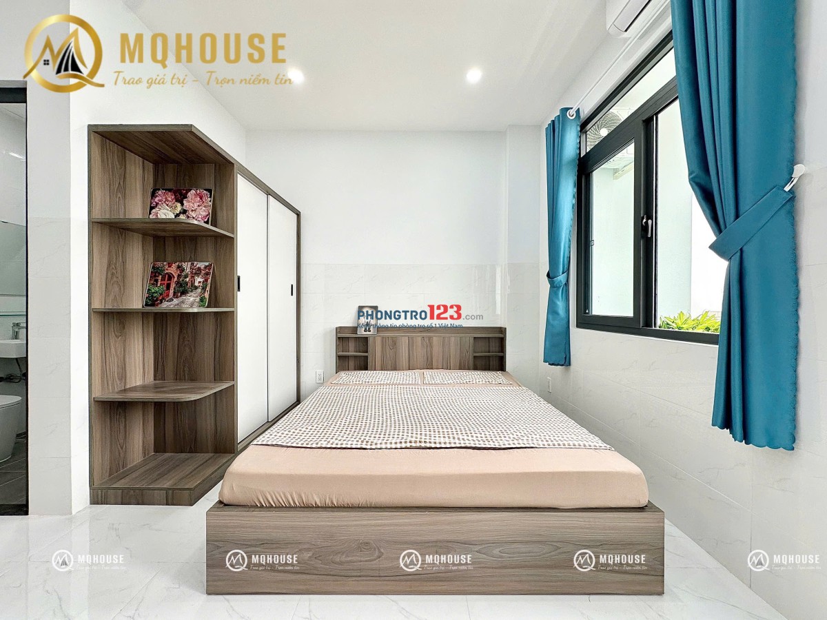 Cho thuê căn hộ ban công Full NT mới 100% ở Luỹ Bán Bích, Tân Phú