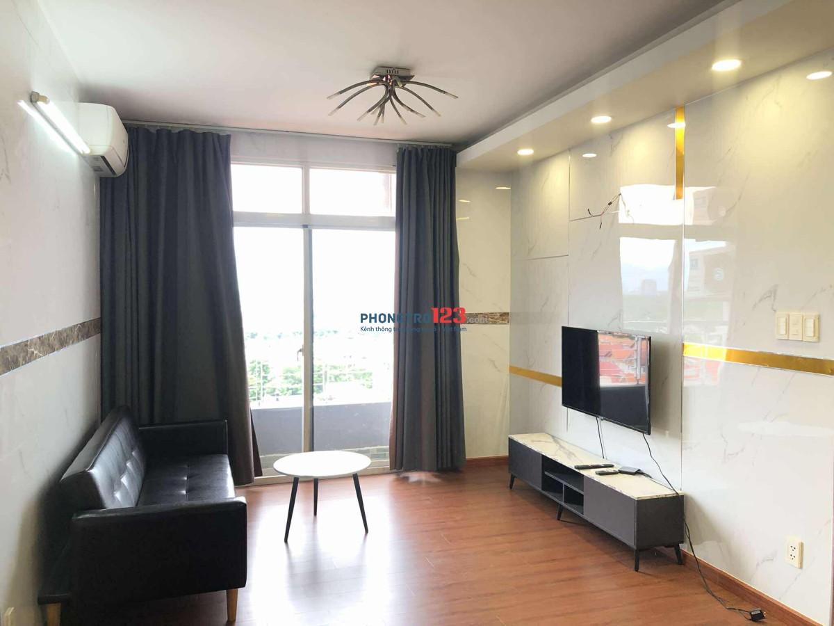 Cho thuê Căn hộ Hồng Lĩnh Plaza H.Bình Chánh, Dt : 81 m2, 2PN, 2WC, Giá : 9.5 tr/th,