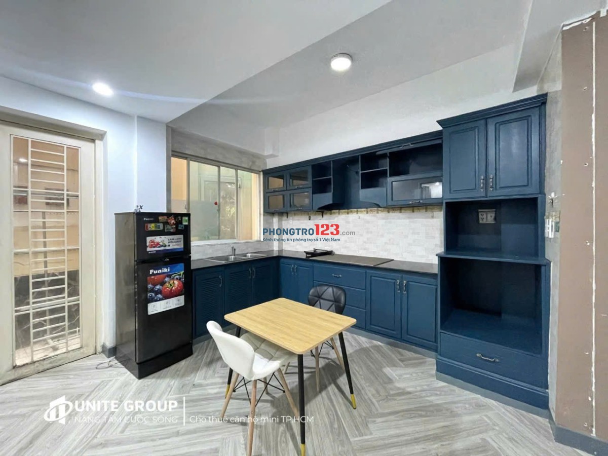 Trống 1PN 40m2 Giếng trời Hoàng Hoa Thám, Quận Bình Thạnh, gần Chợ Bà Chiểu, Gò Vấp, Phú Nhuận