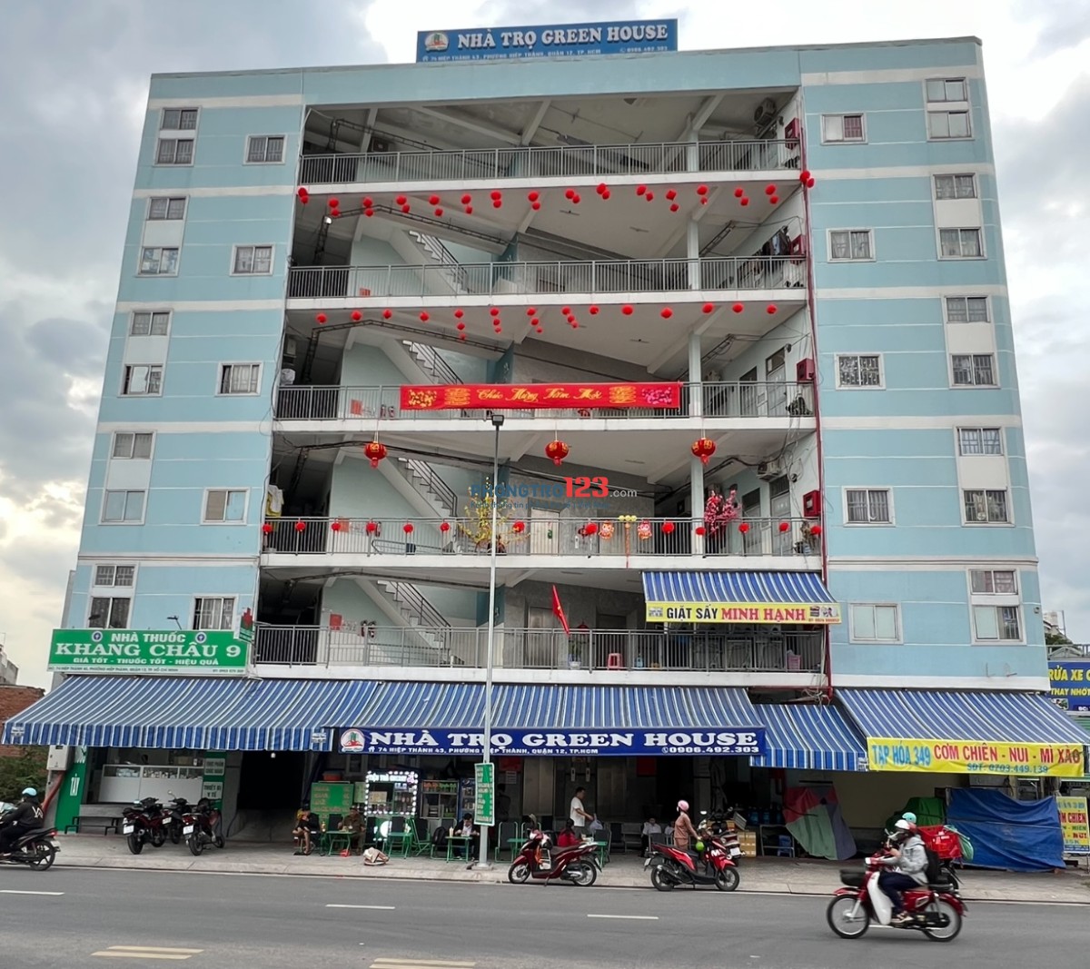 PHÒNG TRỌ GREEN HOUSE GIÁ RẺ QUẬN 12