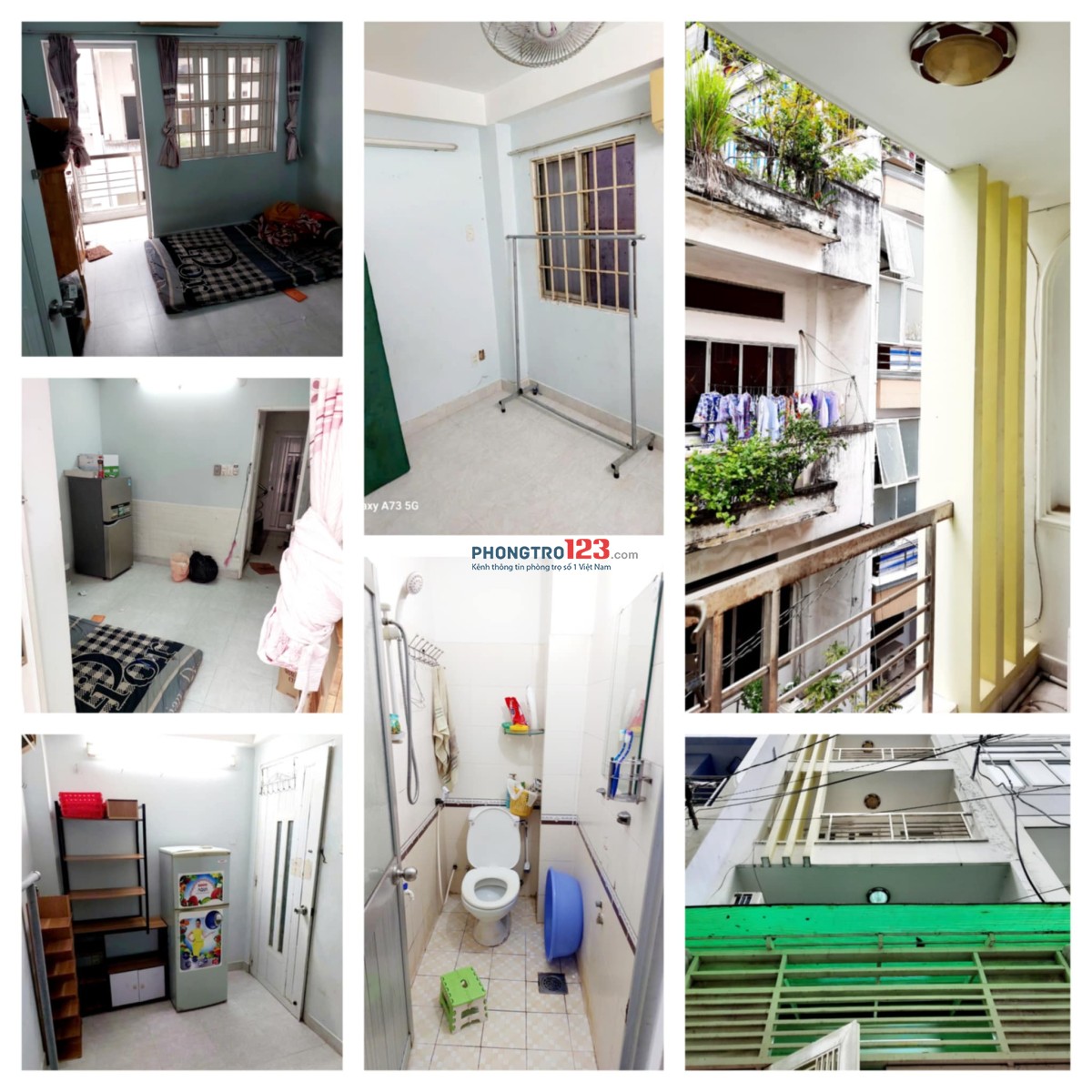 Cho Thuê Phòng Q3 fuff nội thất cửa sổ ban công.mới keng.2tr6 3tr4