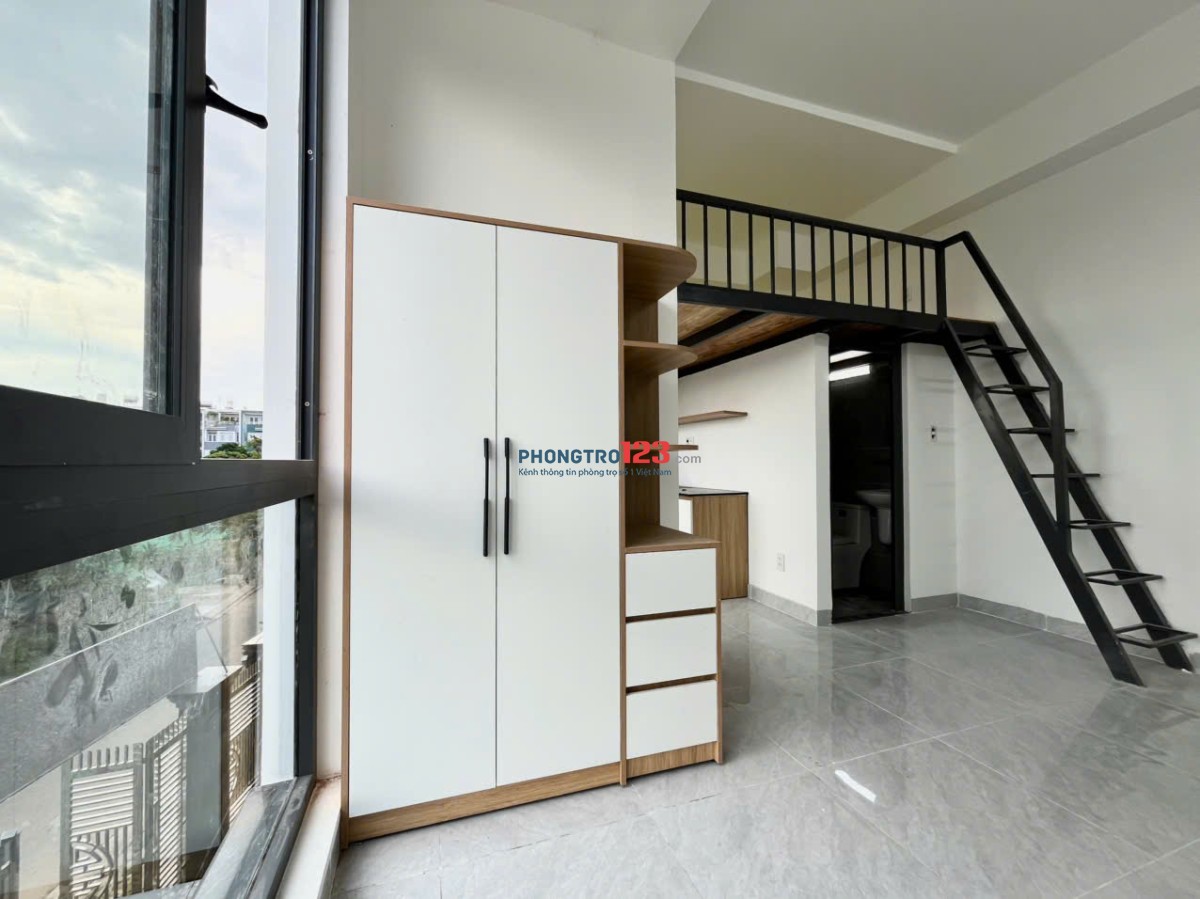 Căn hộ có gác mới xây 100% - gần nhà thờ Nam Hải - ĐH Tôn ĐứcThắng - ĐH RMIT