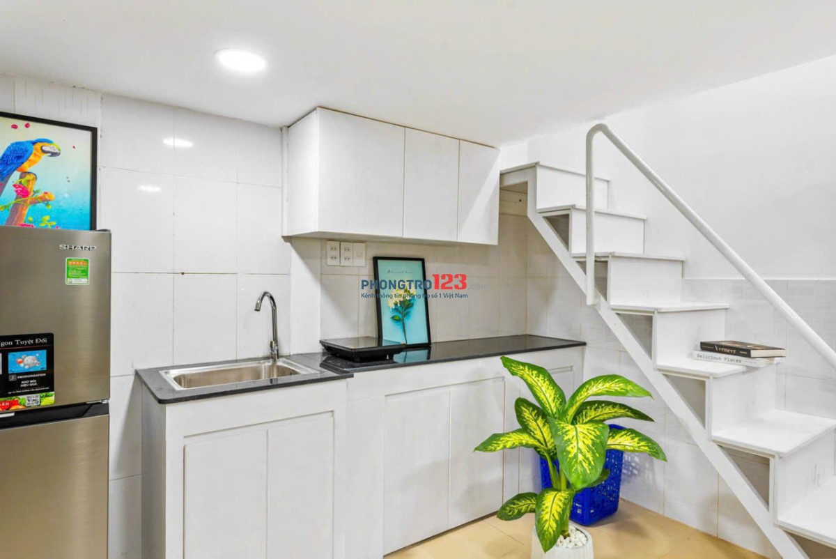 Phòng Trọ 30m2 Full Nội Thất Có Gác, Bếp Rộng Gần Đại Học Văn Lang Ở Được 3 - 4 Người Tại Bình Lợi