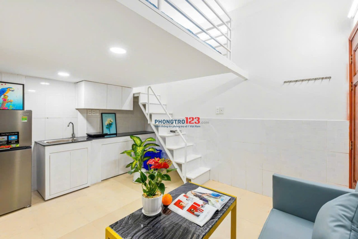 Phòng Trọ 30m2 Full Nội Thất Có Gác, Bếp Rộng Gần Đại Học Văn Lang Ở Được 3 - 4 Người Tại Bình Lợi