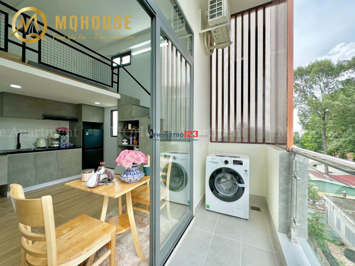 CHO THUÊ CHDV DUPLEX BAN CÔNG/CỬA SỔ THOÁNG NGAY CV GIA ĐỊNH - SÂN BAY