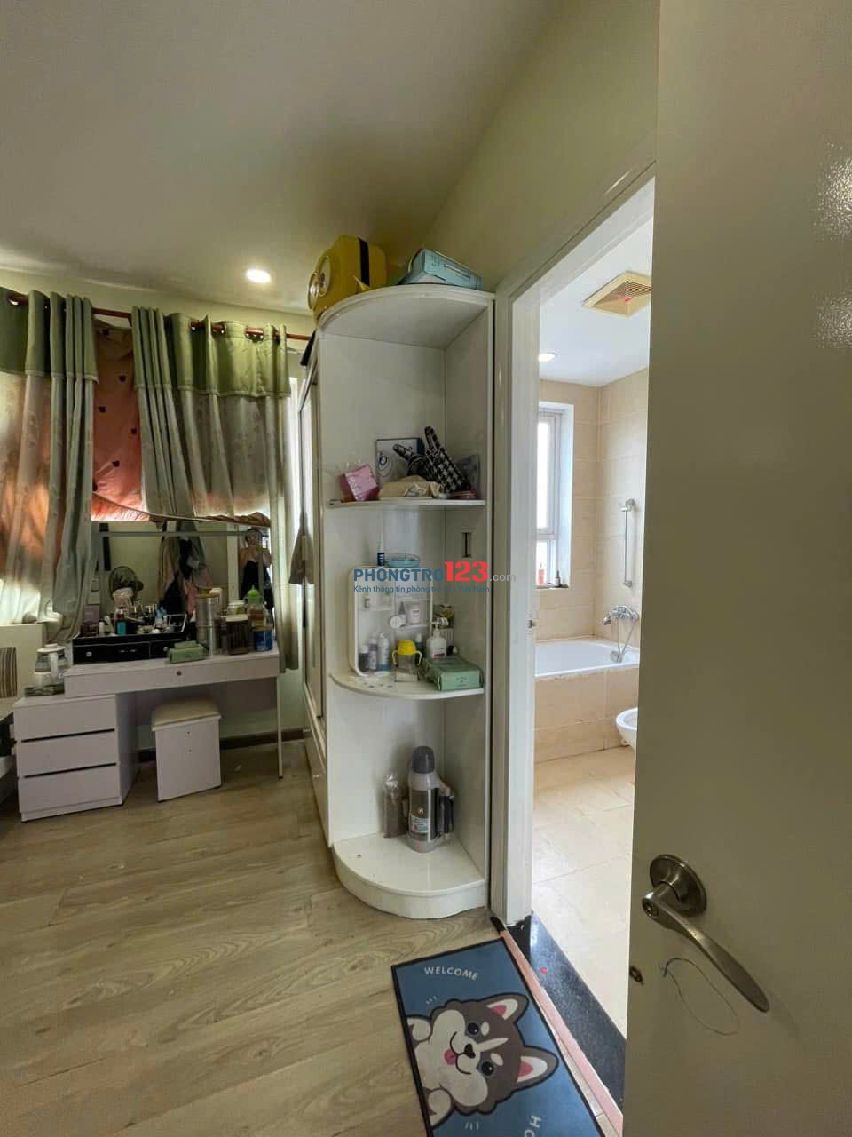 Chung cư Phú Thanh, 212 Thoại Ngọc Hầu, TP, 90m2, 2PN, 12tr/tháng.
