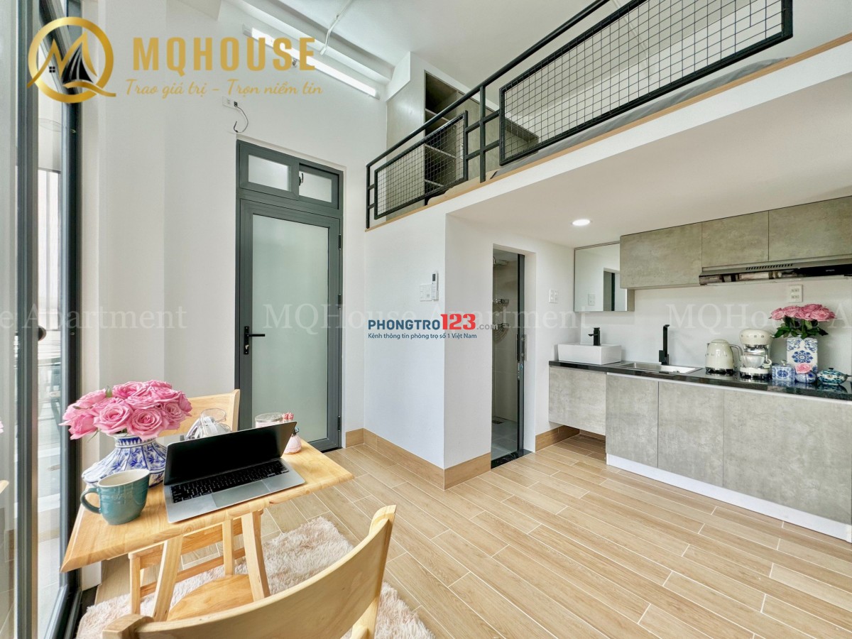 CHO THUÊ CHDV DUPLEX BAN CÔNG/CỬA SỔ THOÁNG NGAY CV GIA ĐỊNH - SÂN BAY