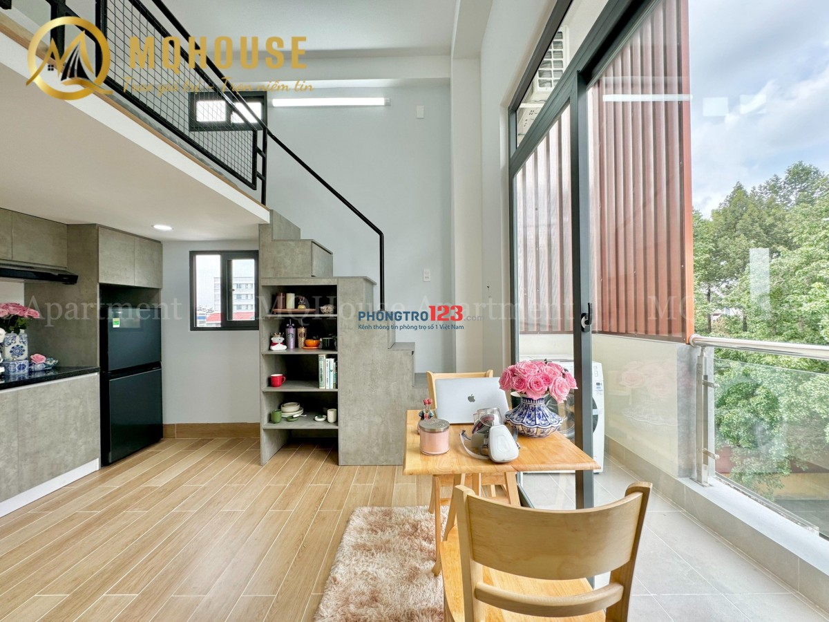 CHO THUÊ CHDV DUPLEX BAN CÔNG/CỬA SỔ THOÁNG NGAY CV GIA ĐỊNH - SÂN BAY